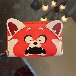 NWOT Pixar Loungefly Turning Red Panda Cosplay Wallet
